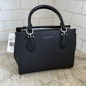 Michael Kors Jet Set Black Satchel